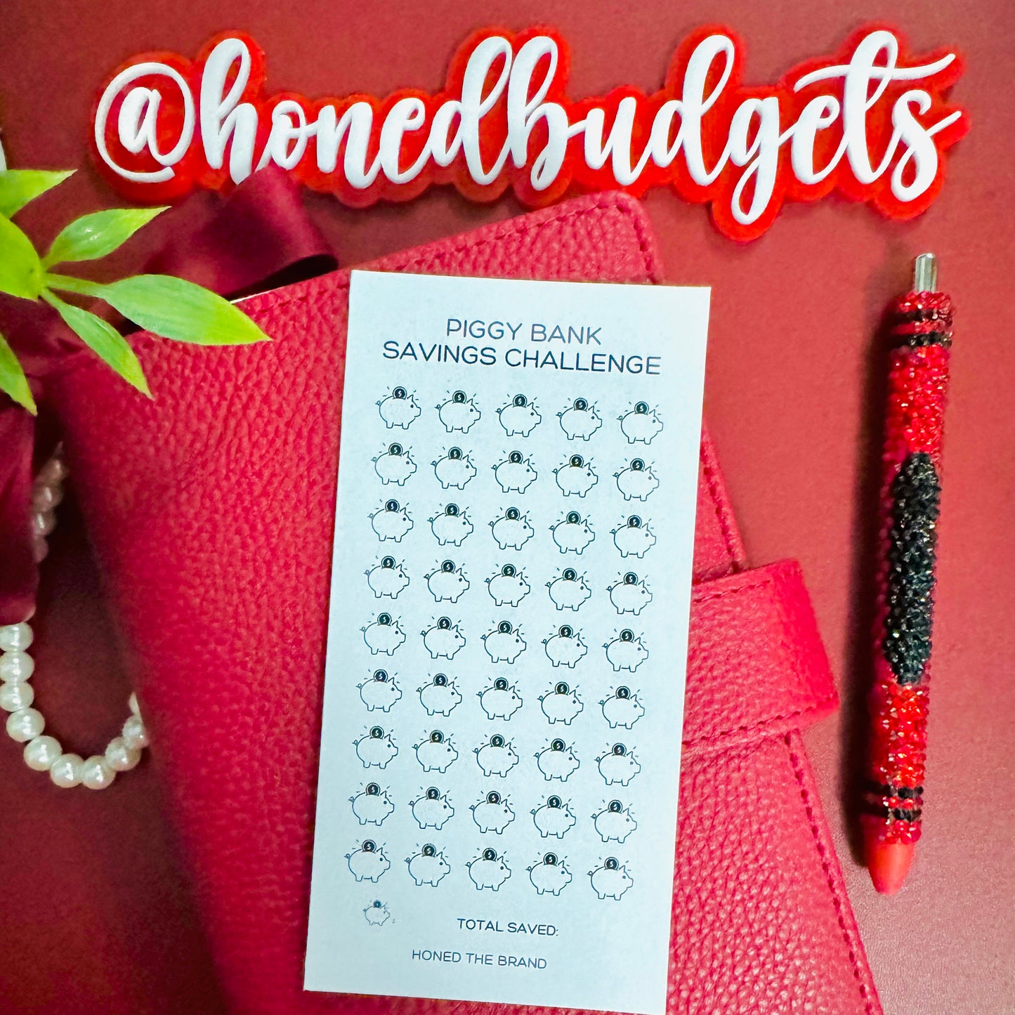 Piggy Bank Savings Challenge