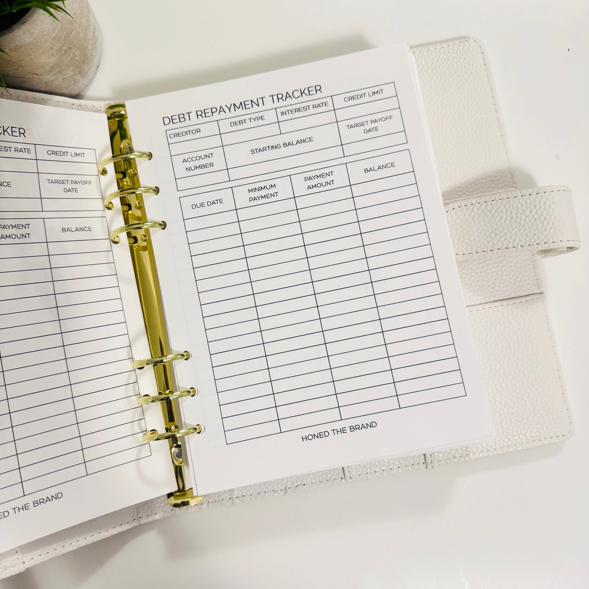 A5 Budget Planner Inserts