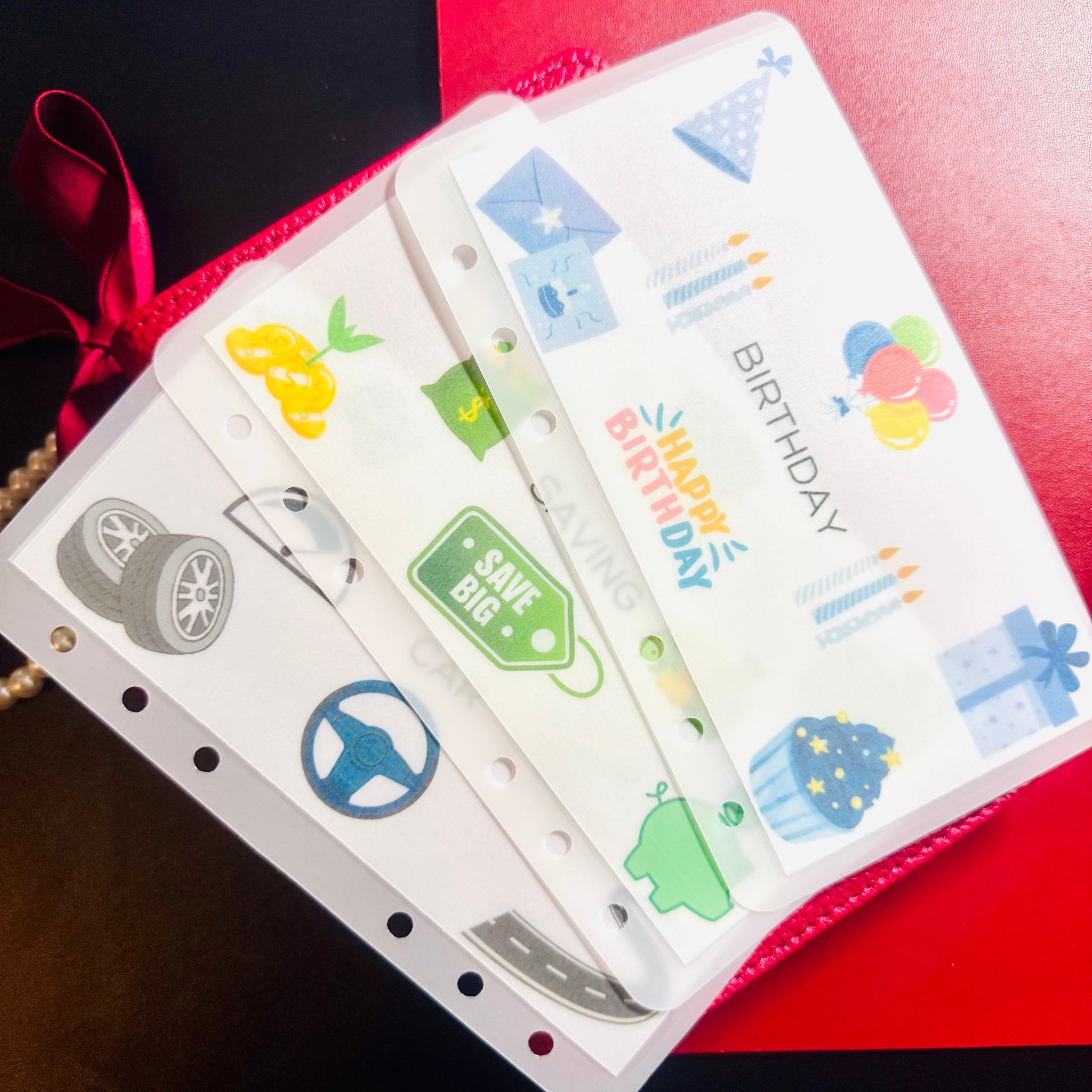 Custom Matte Vellum Cash Envelopes