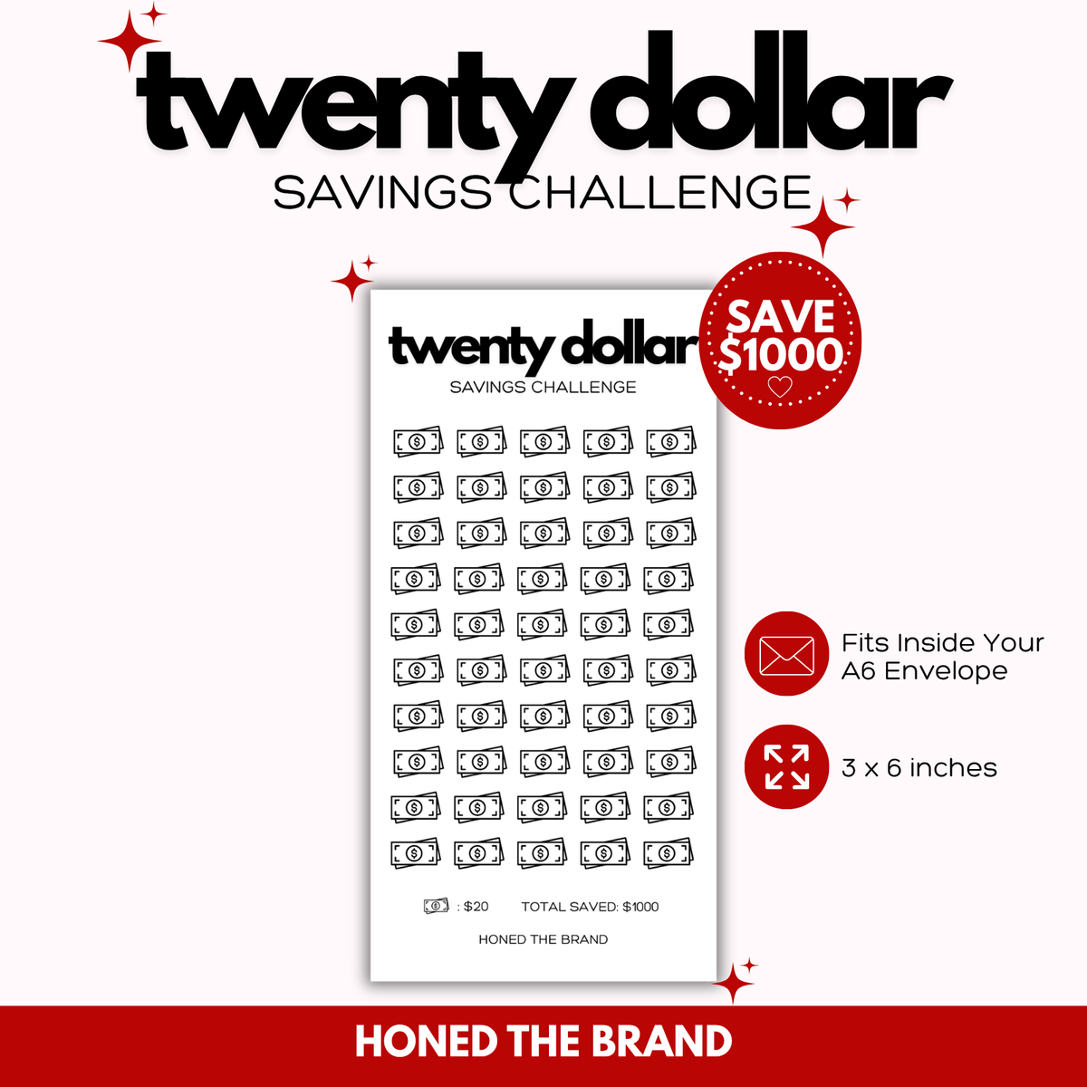 Minimal 20 Dollar Savings Challenge