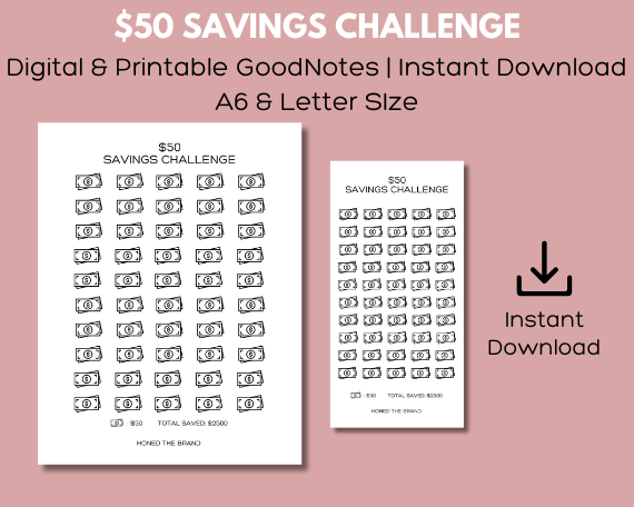 Digital $50 Savings Challenge