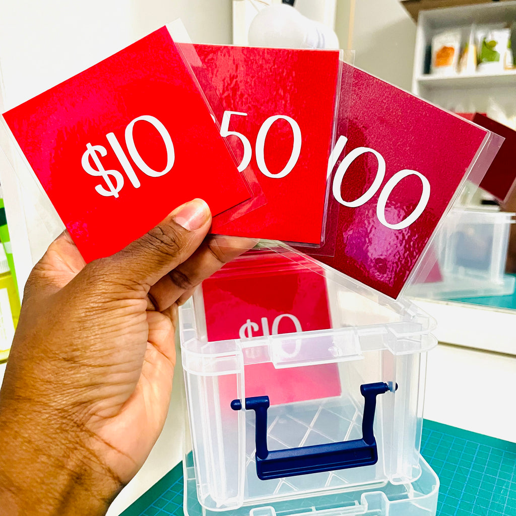 50 Envelopes Savings Challenge Box