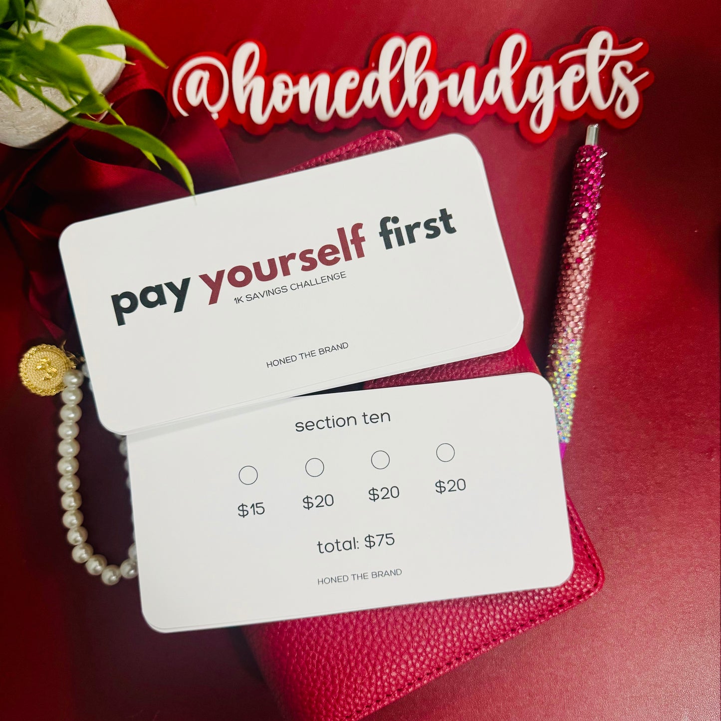 Pay Yourself First Savings Challenge