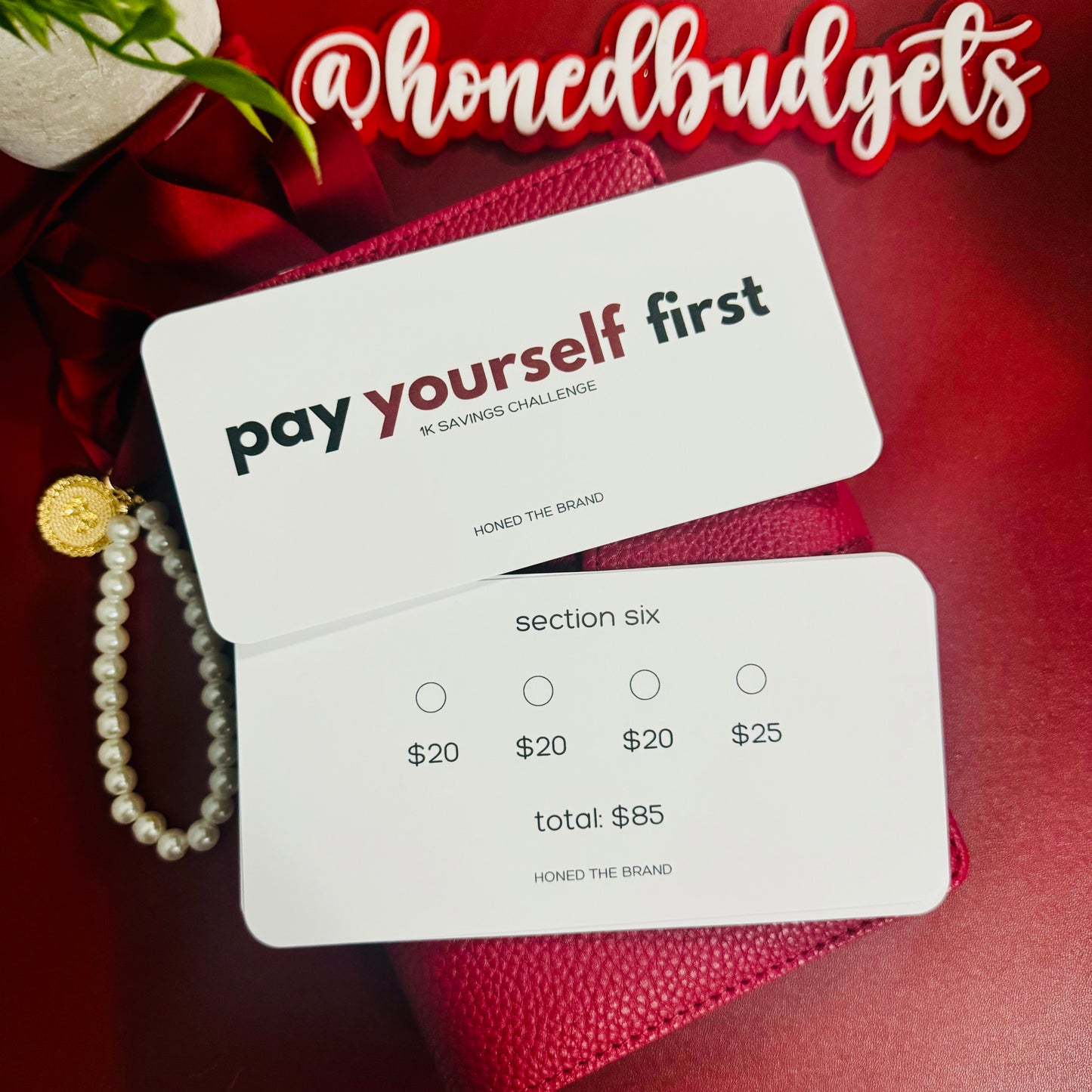 Pay Yourself First Savings Challenge
