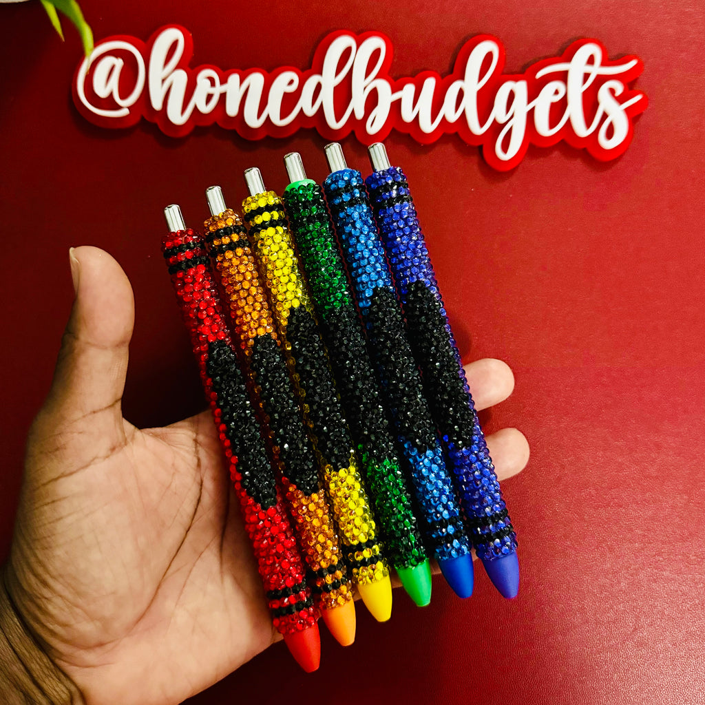 Crayon Rhinestone Pen (Bundle)