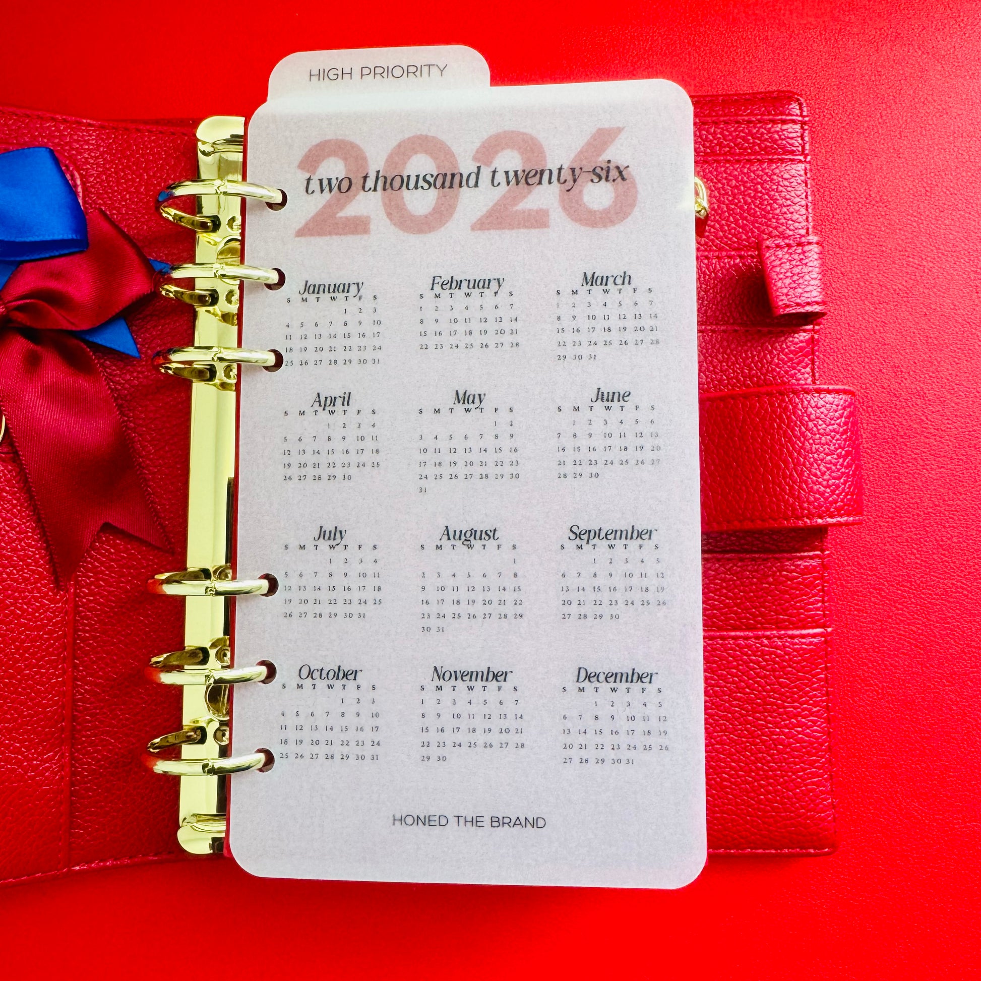 2026 Calendar Dashboard