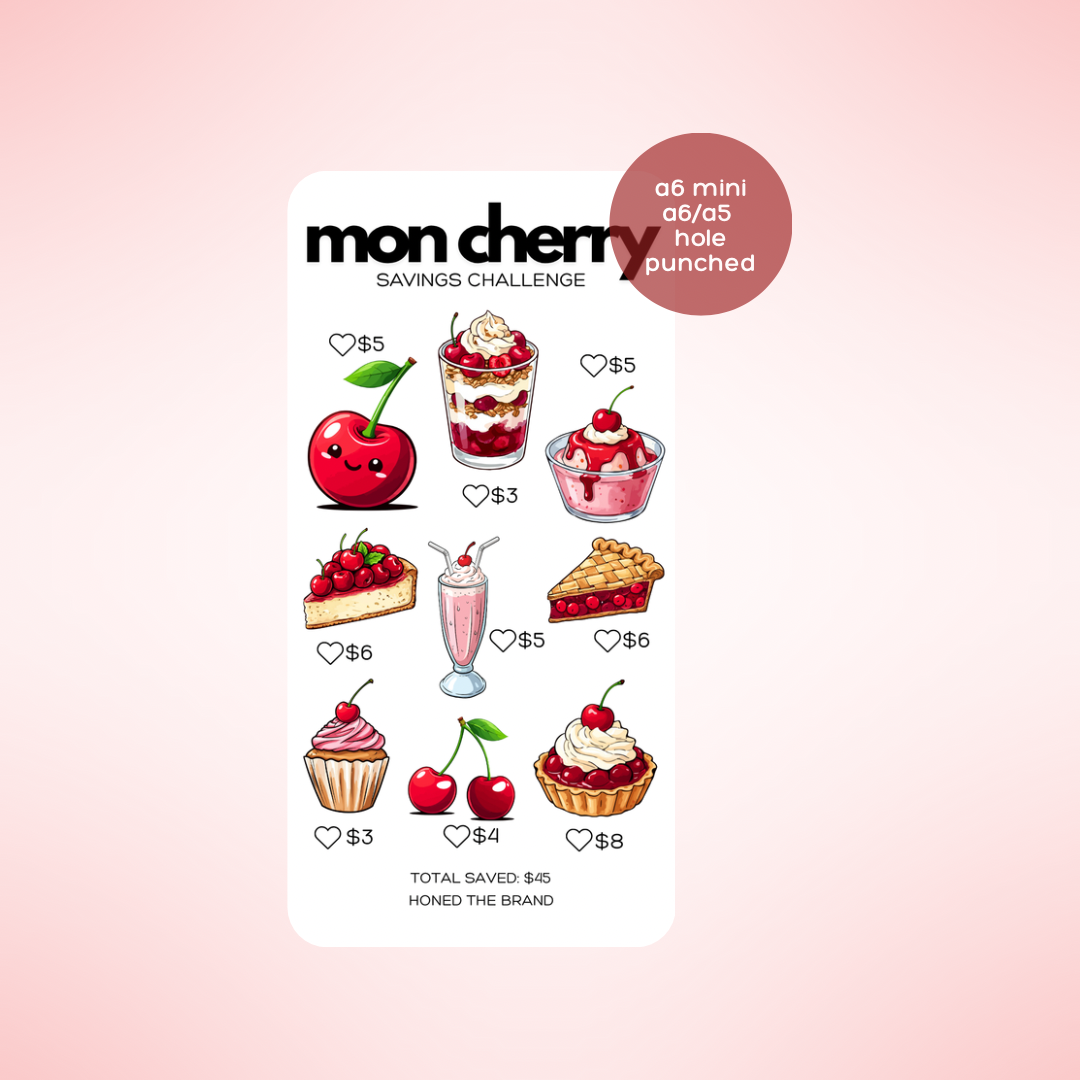 Mon Cherry Savings Challenge