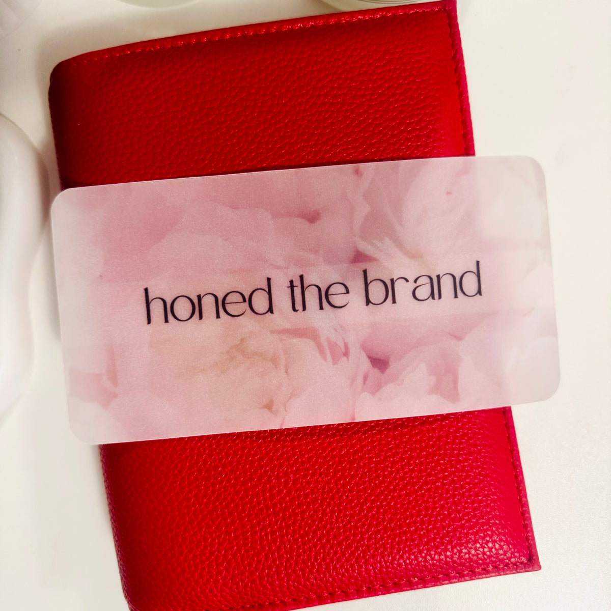 Pink Peony Cash Envelope Insert