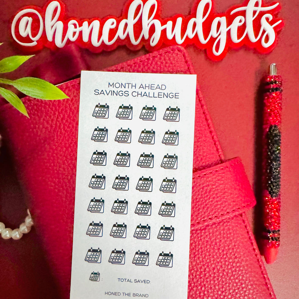 Month Ahead Savings Challenge