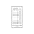 Reading Log Savings Challenge