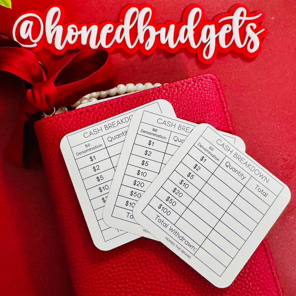 Cash Breakdown Card