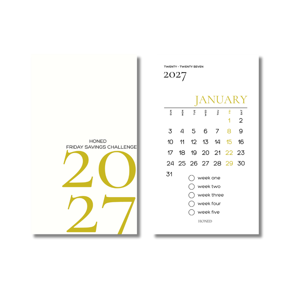 2027 Friday Savings Challenge