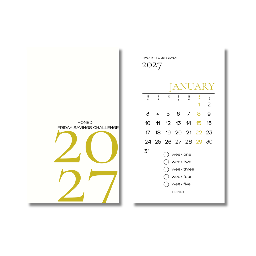2027 Friday Savings Challenge