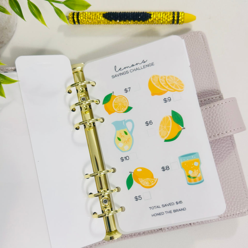 Lemons Mini Savings Challenge
