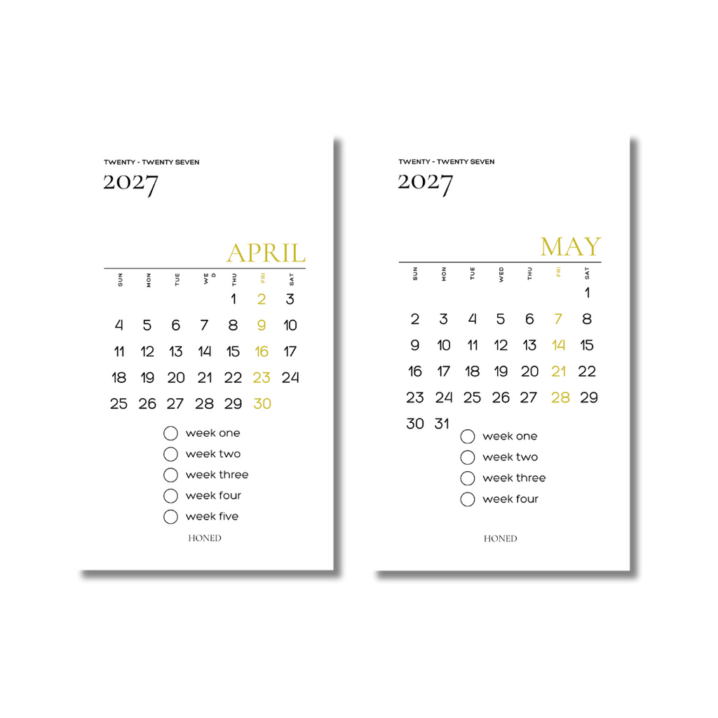 2027 Friday Savings Challenge