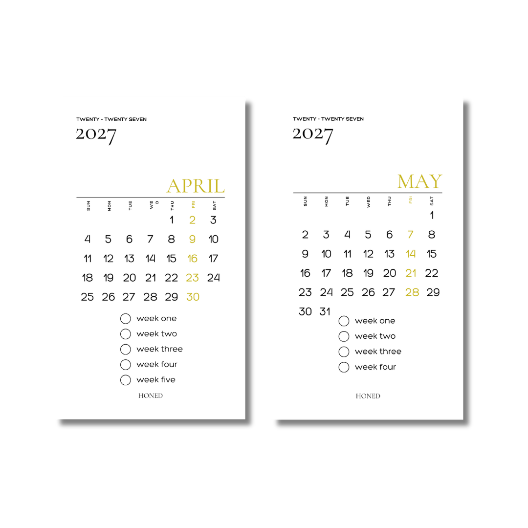 2027 Friday Savings Challenge