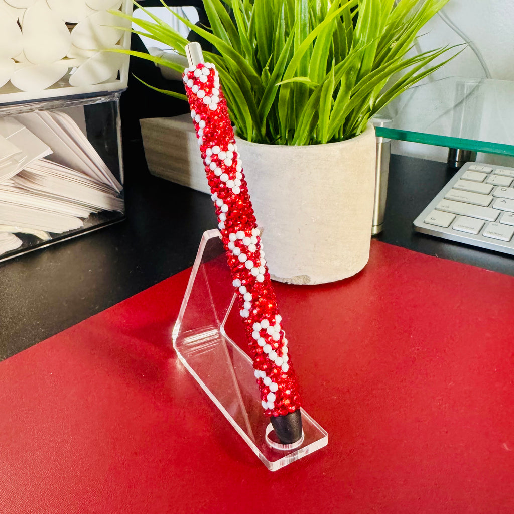 XO Hearts Rhinestone Pen