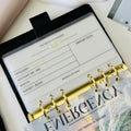 Bookish Ledger Cash Envelope Inserts