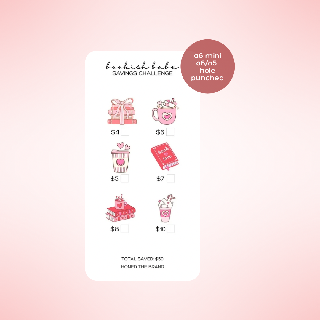 Bookish Babe Mini Savings Challenge