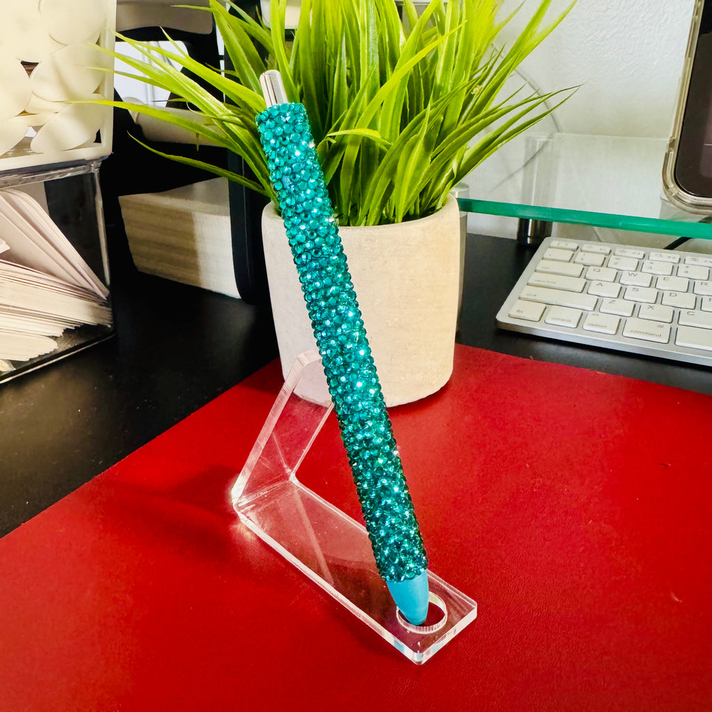 Solid Colour Rhinestone Pen