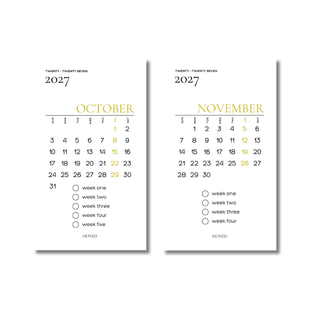 2027 Friday Savings Challenge