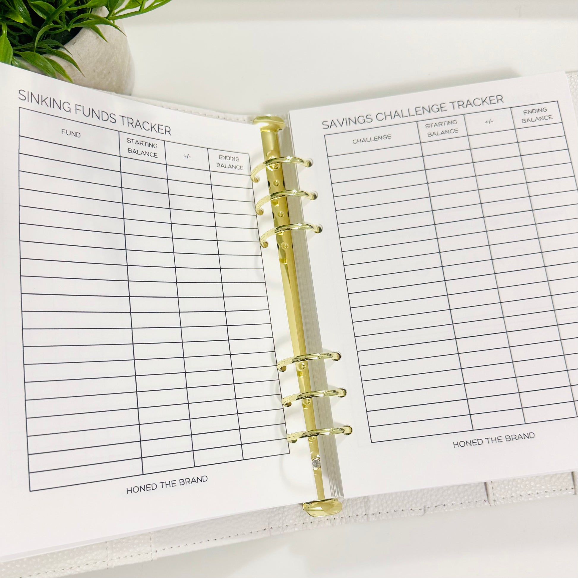 A5 Budget Planner Inserts