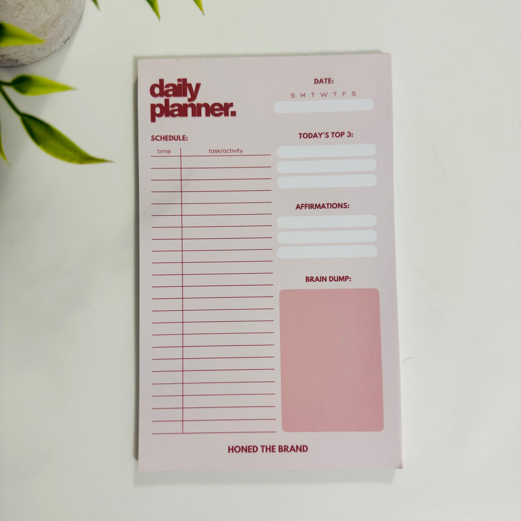 Daily Planner Notepad