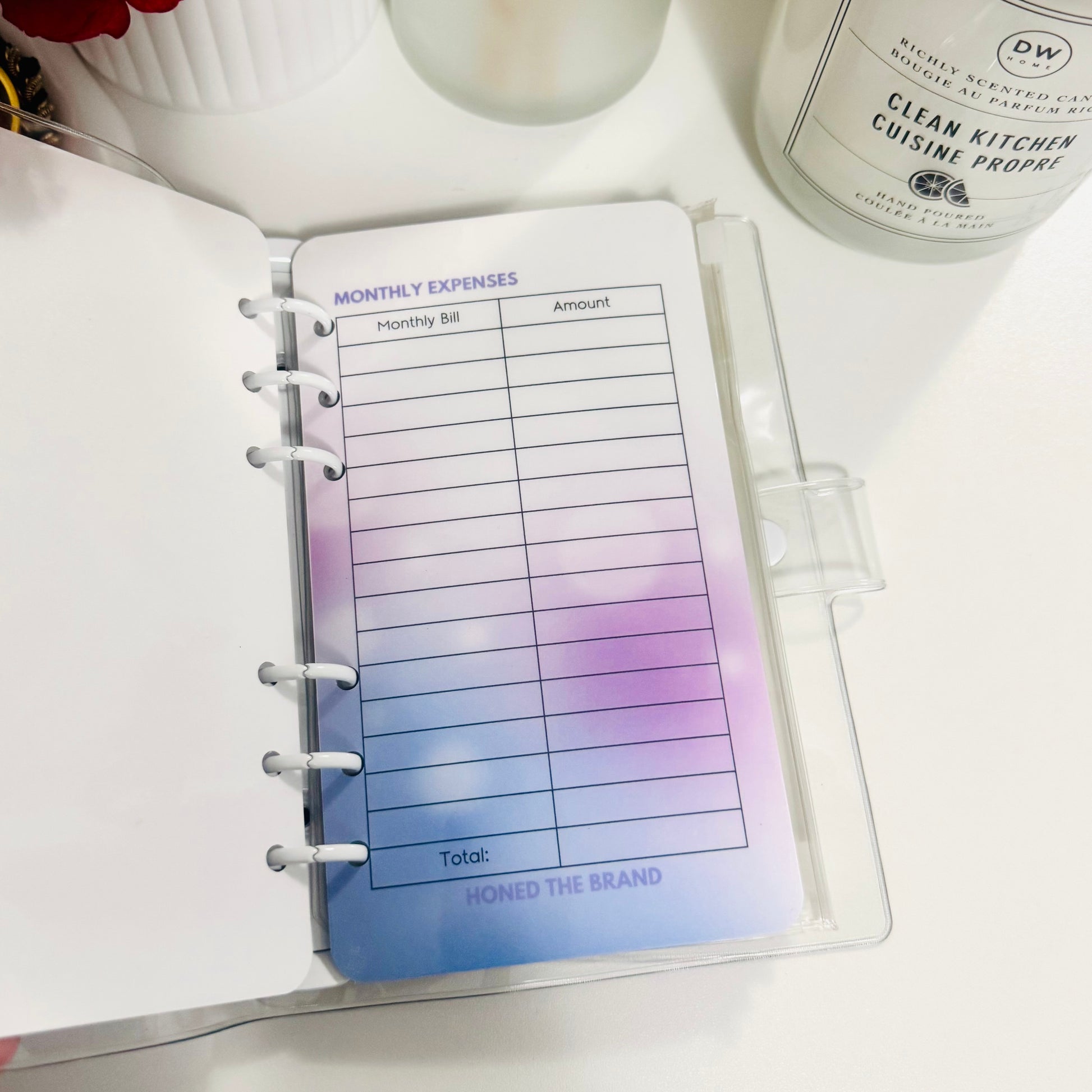 Month Ahead Savings Challenge Binder