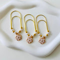 Pearl Floral Paperclip | Gold & Ivory Collective