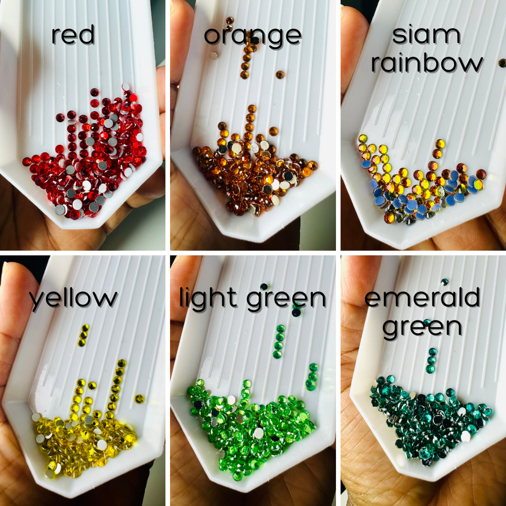 Solid Colour Rhinestone Pen