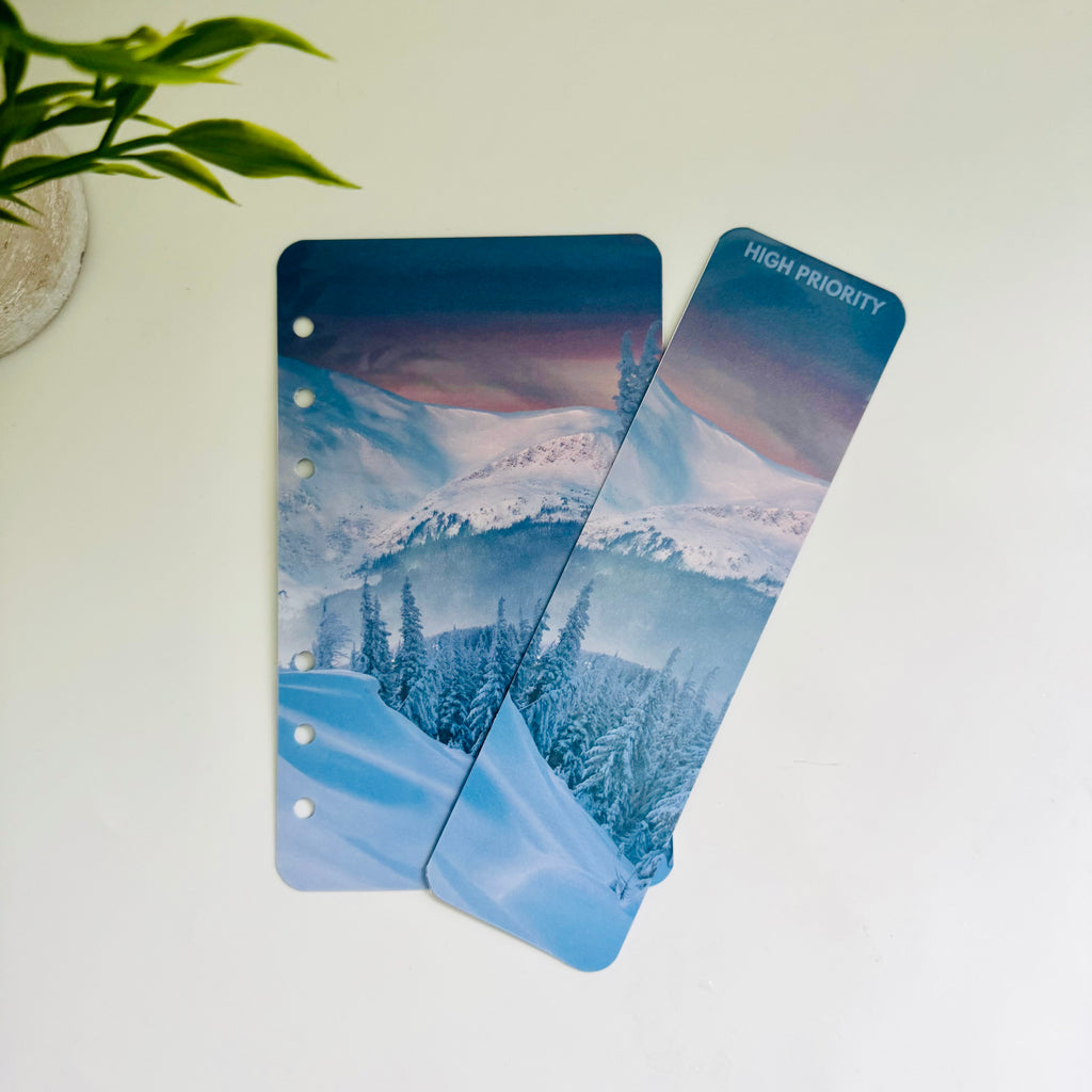 Double Sided Winter Binder Dashboard