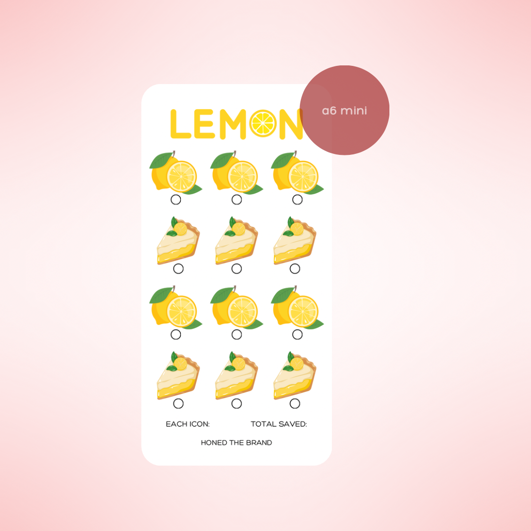 Lemons Mini Savings Challenge