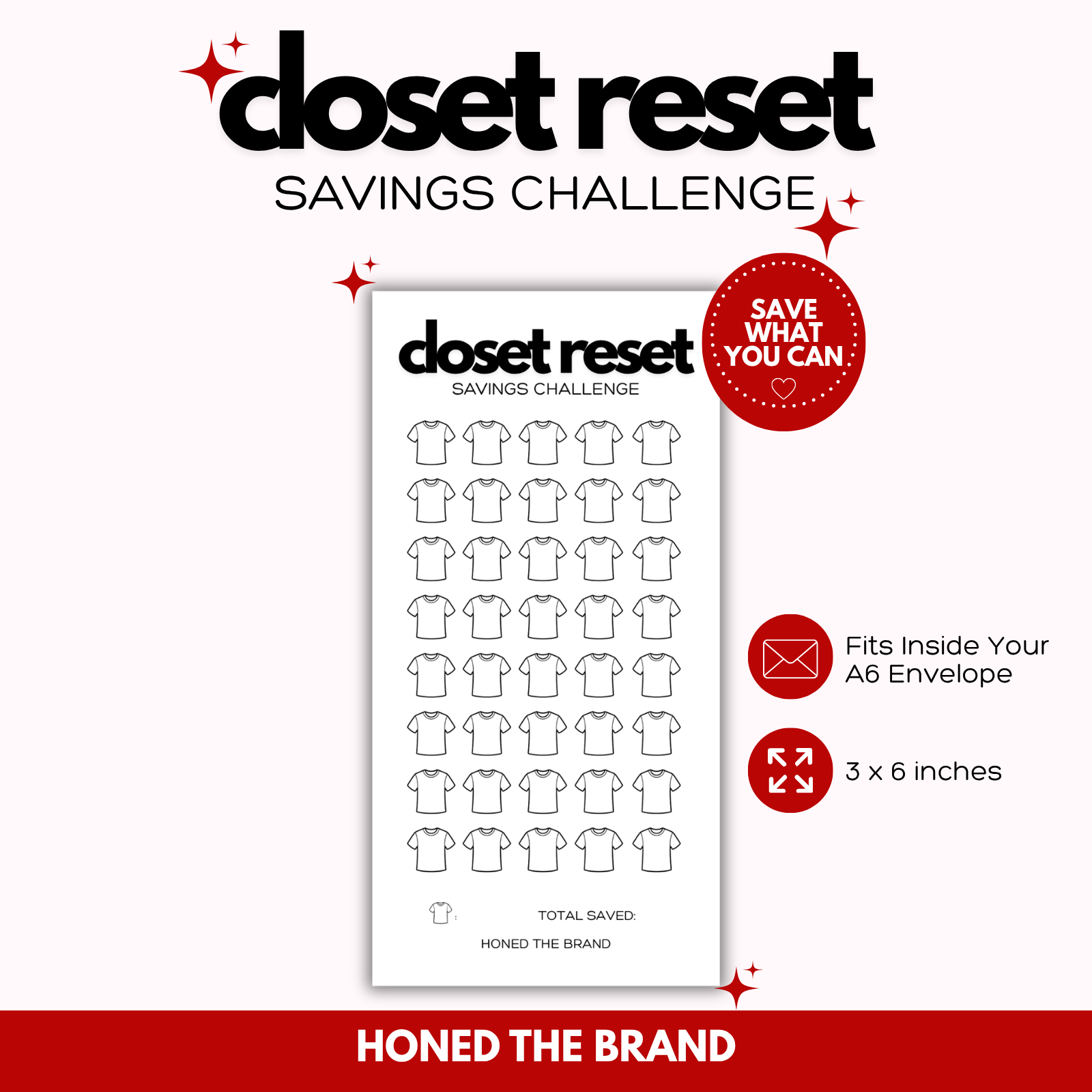 Minimal Closet Reset Savings Challenge