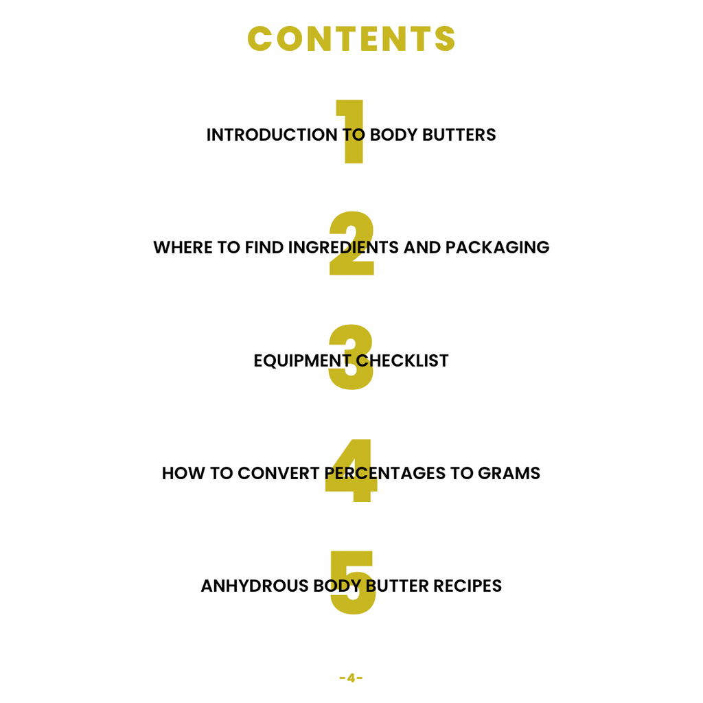 Formulating Body Butters Guide