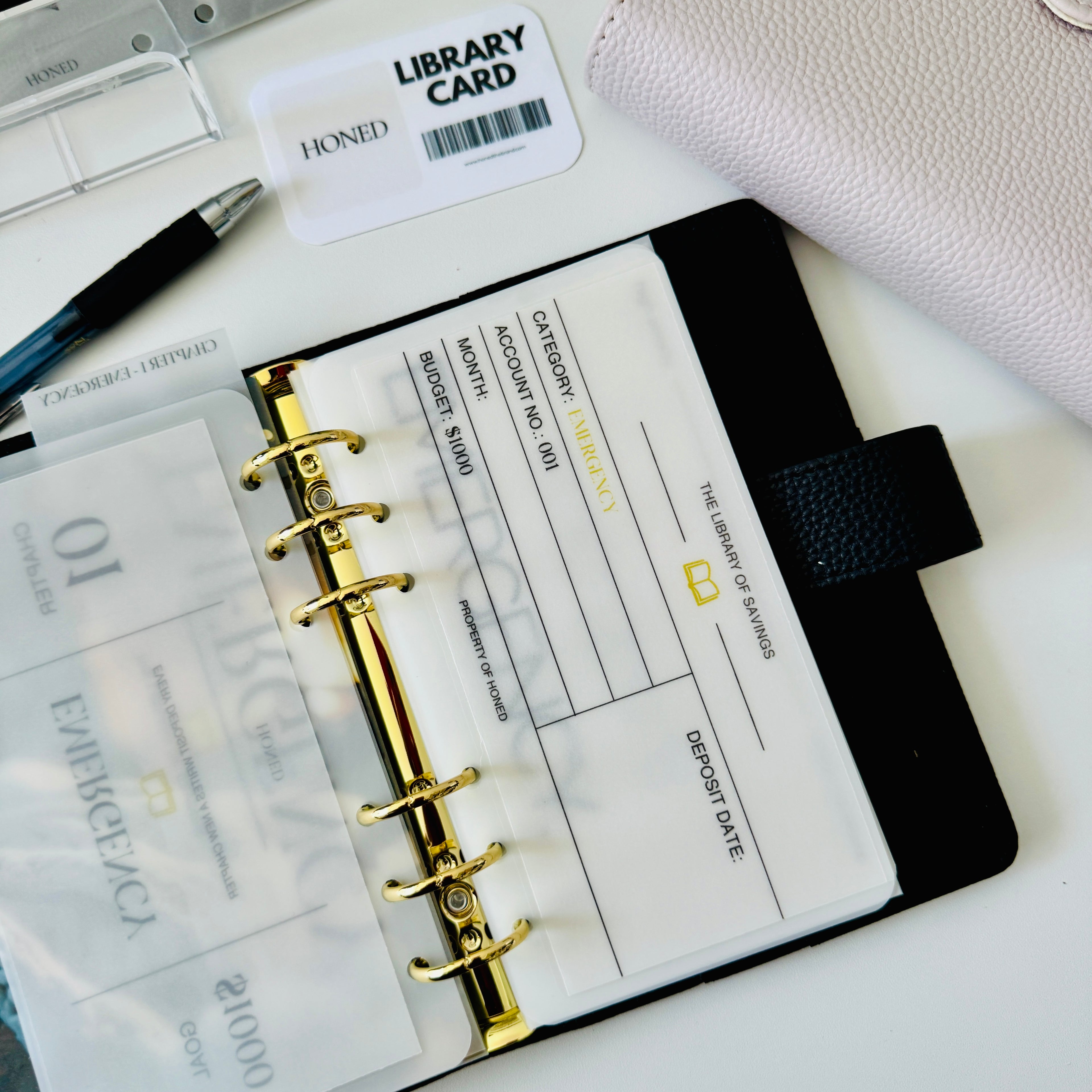 Bookish Ledger Cash Envelopes