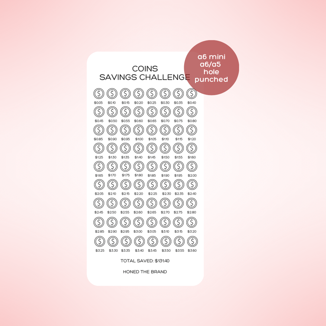 Coins Savings Challenge