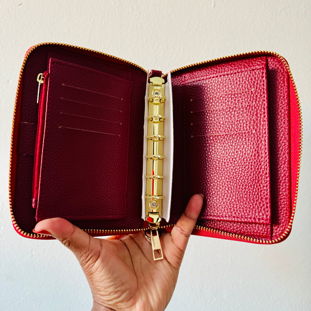 Red Dahlia A7 Wallet | Nova Collection