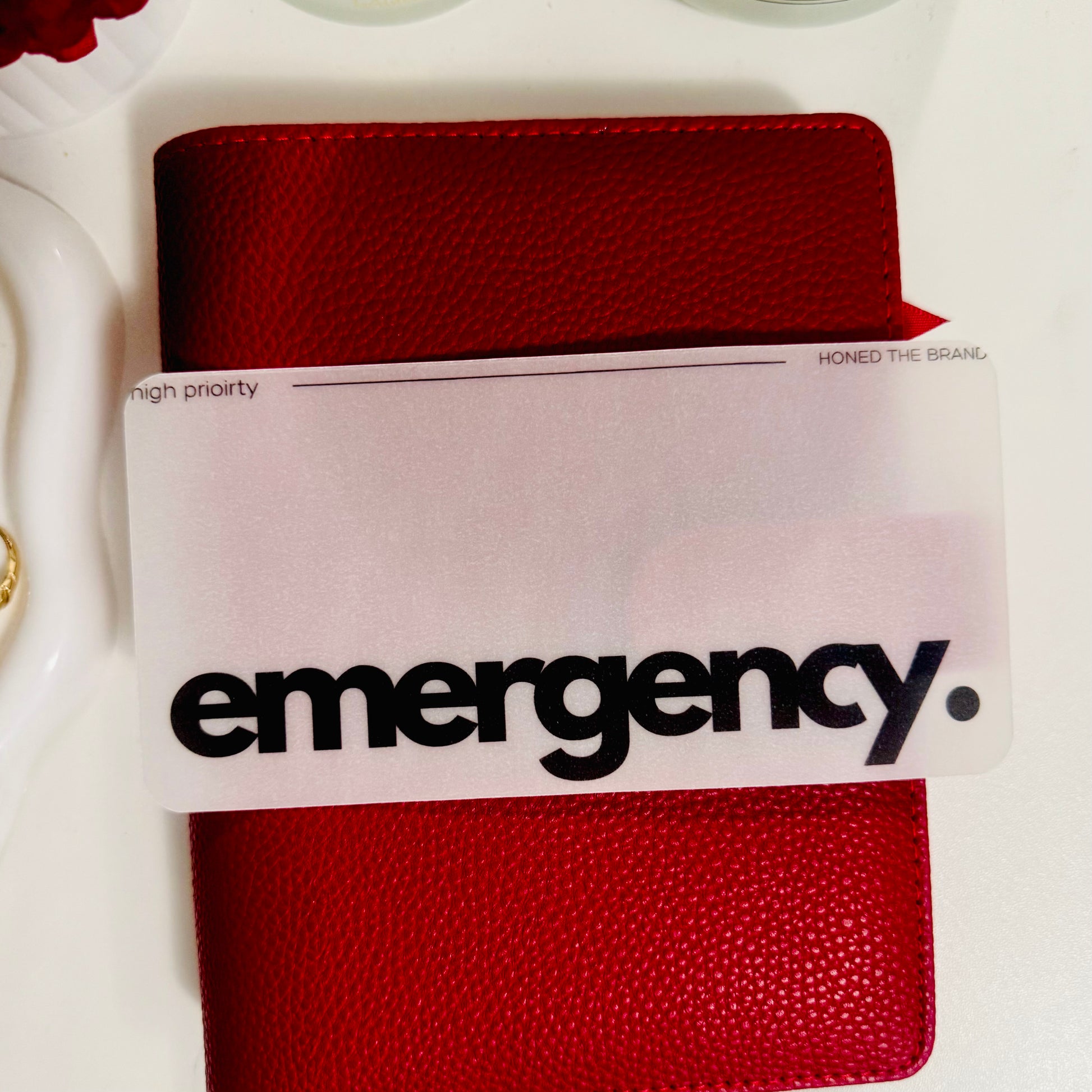 Bold Matte Vellum Cash Envelope Insert
