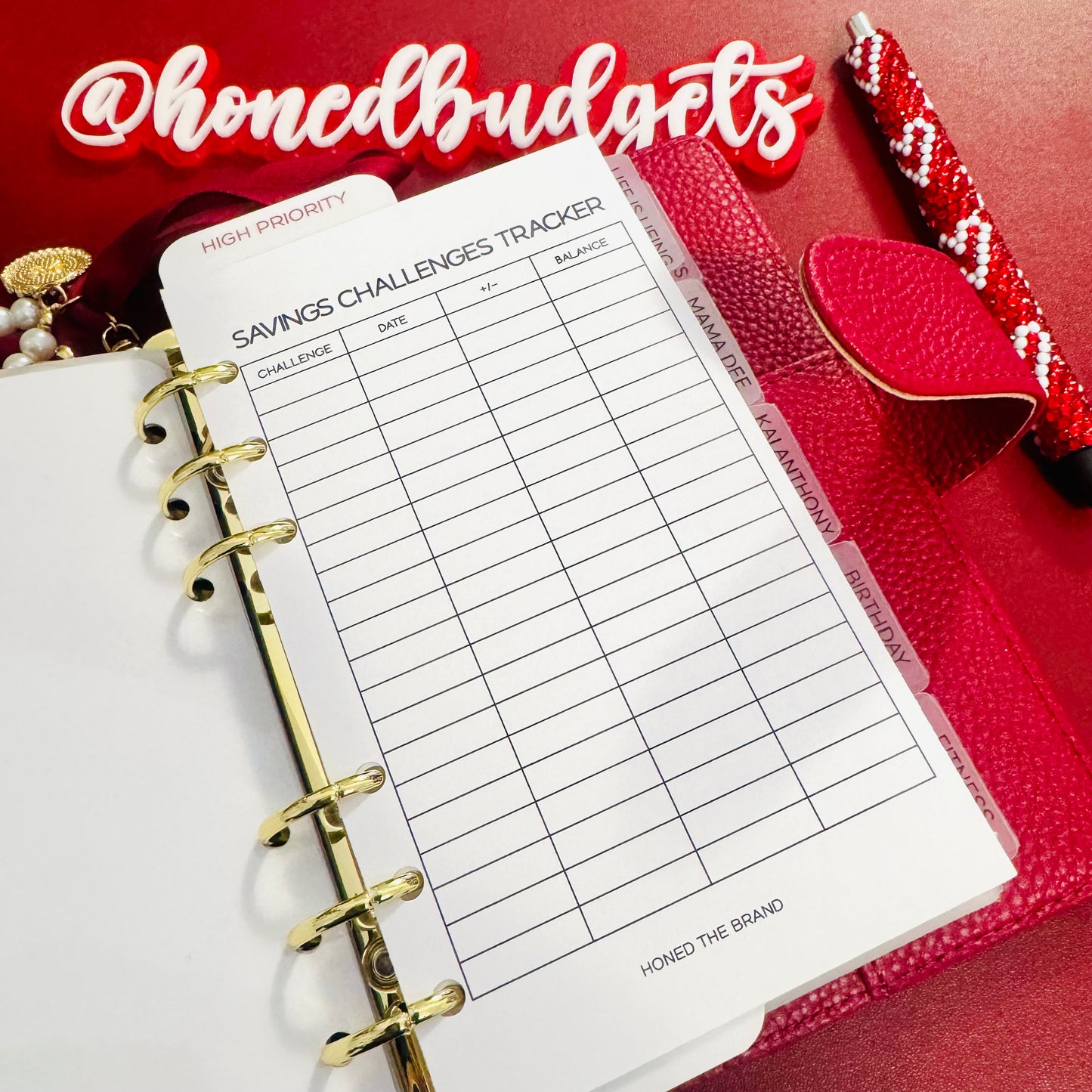 Savings Challenges Tracker