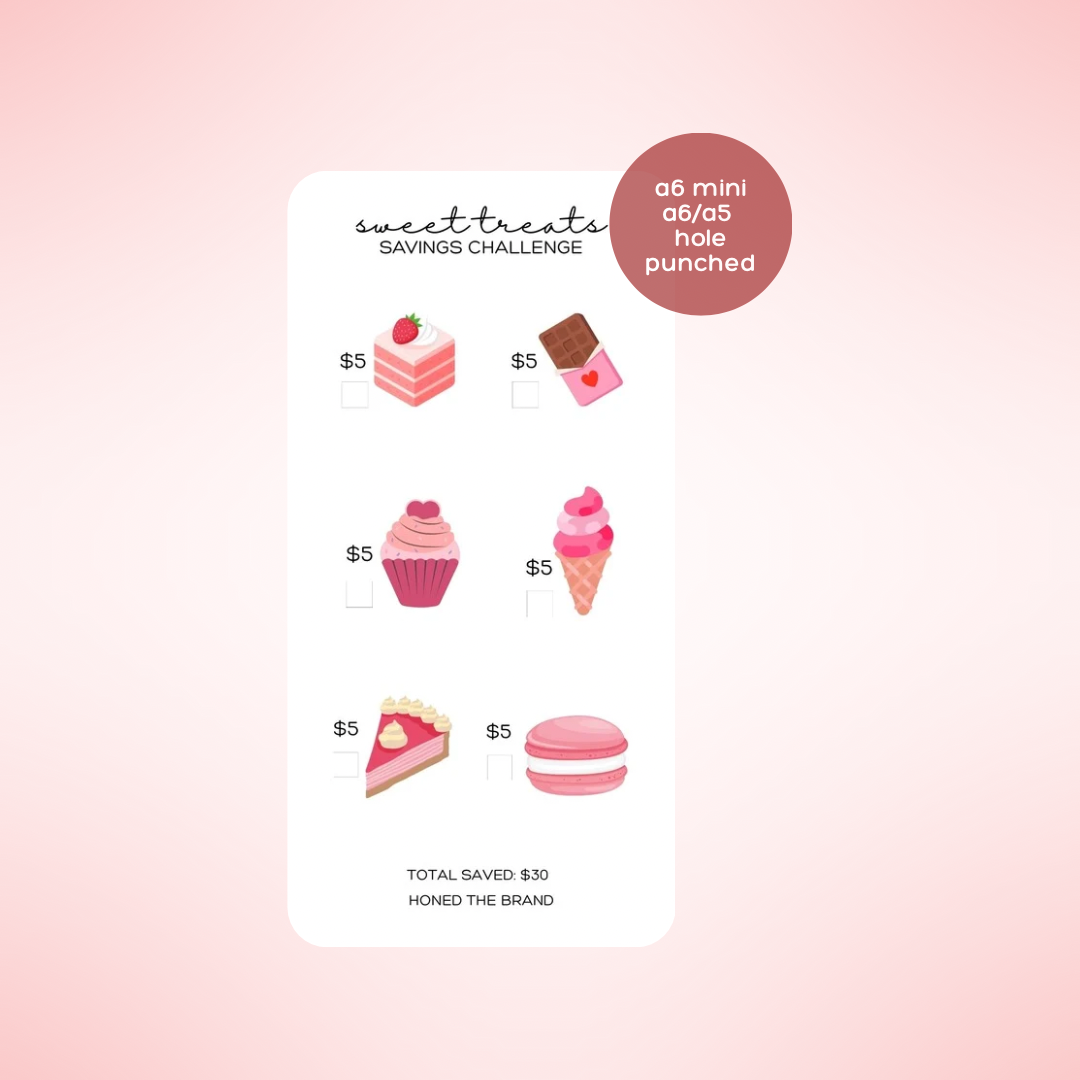 Sweet Treats Mini Savings Challenge