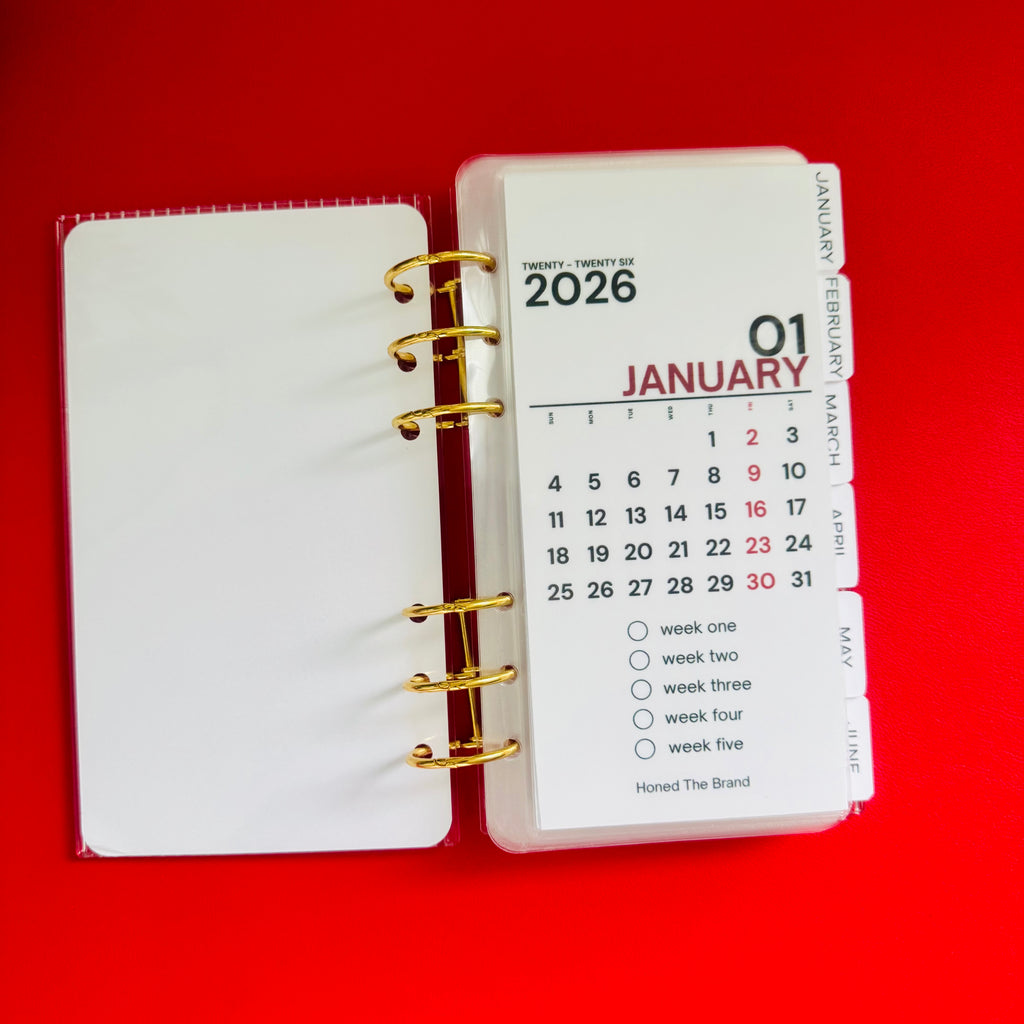 A6 Tabbed 2026 Friday Savings Challenge