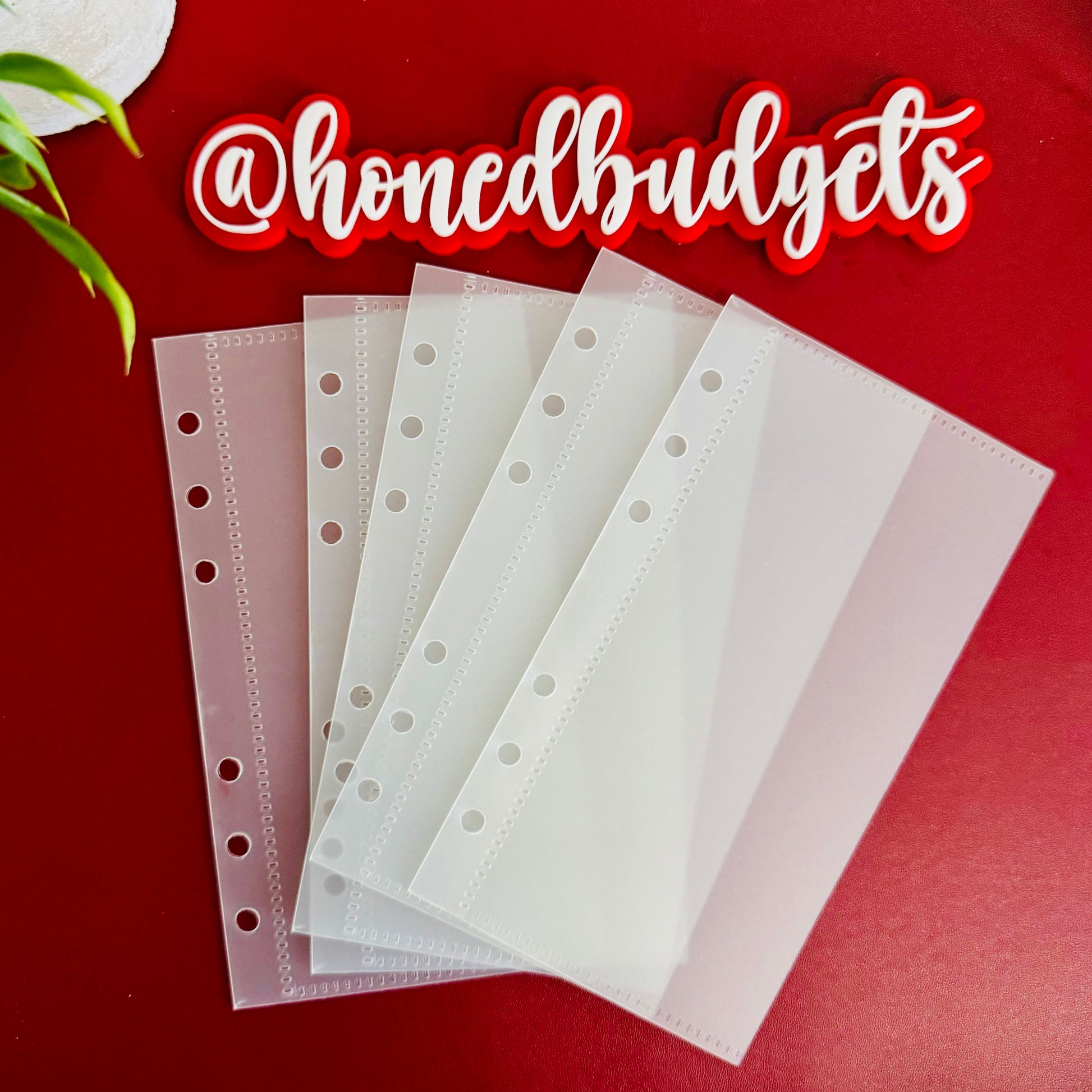 A6 PVC Cash Envelopes
