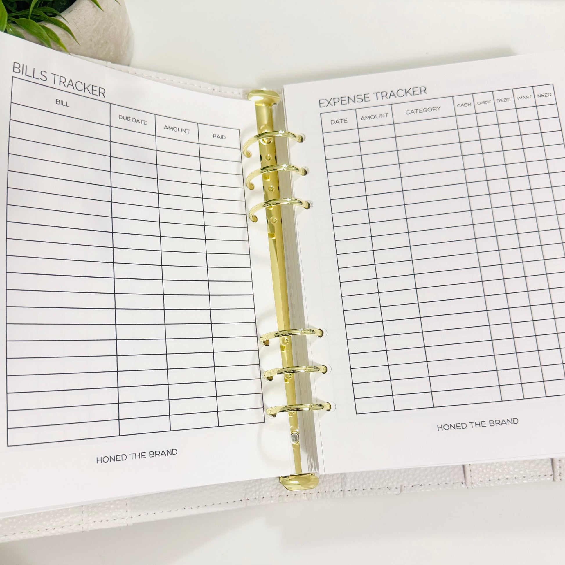 A5 Budget Planner Inserts