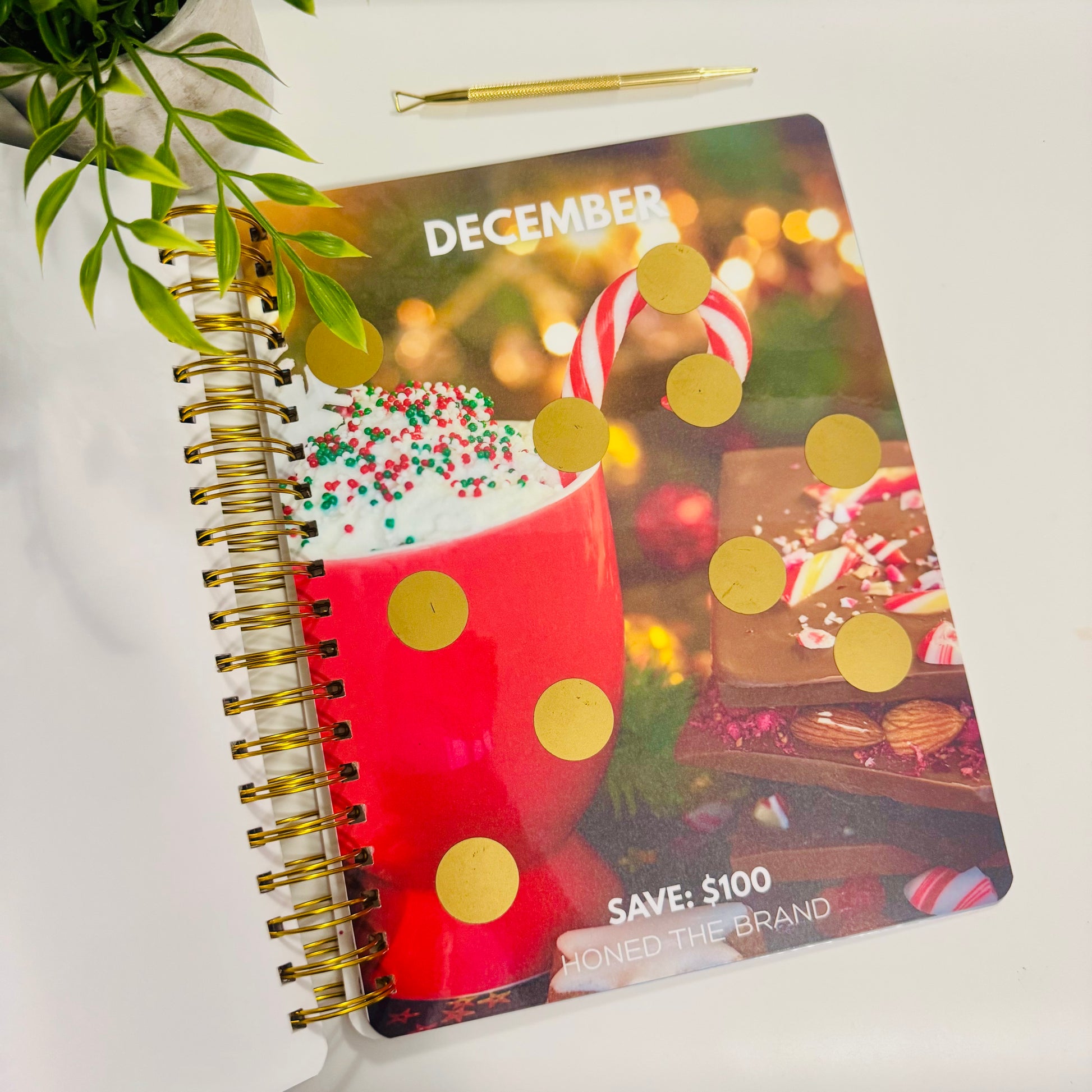 Digital Monthly Scratch & Save Challenge Book