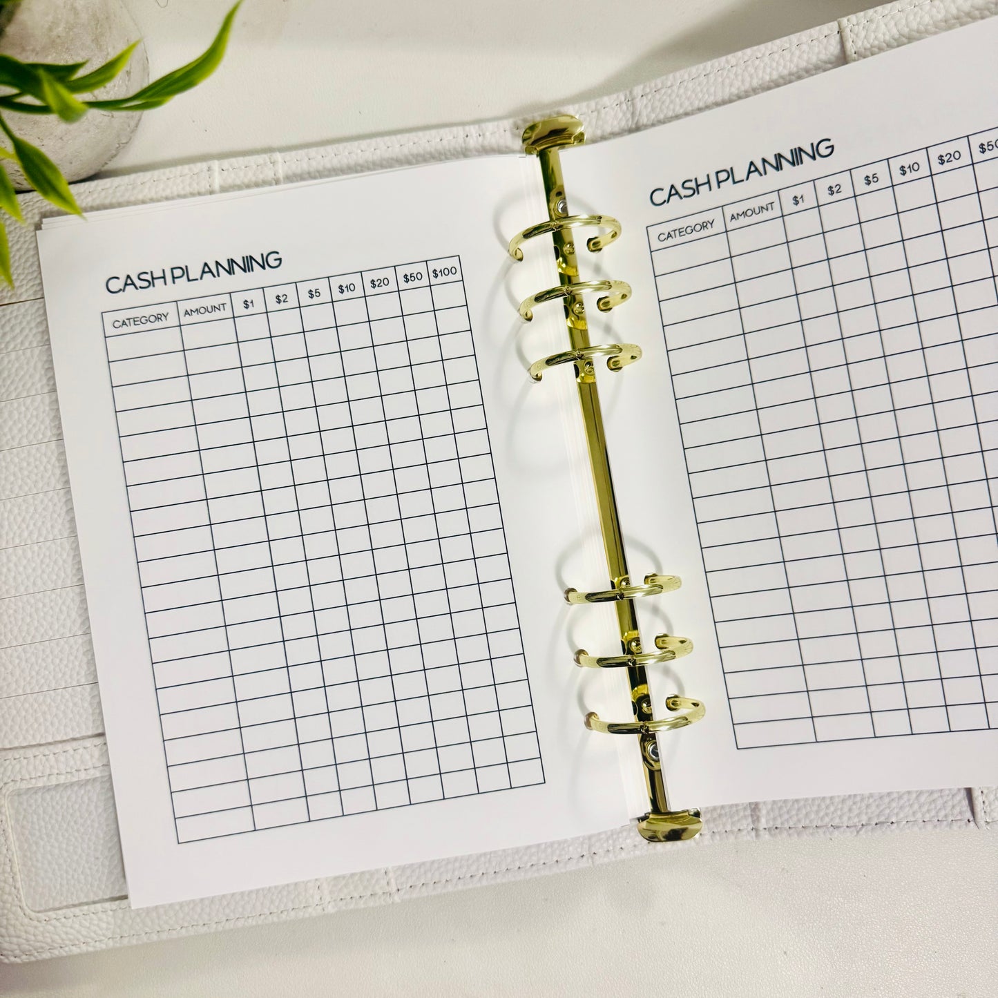 A5 Budget Planner Inserts