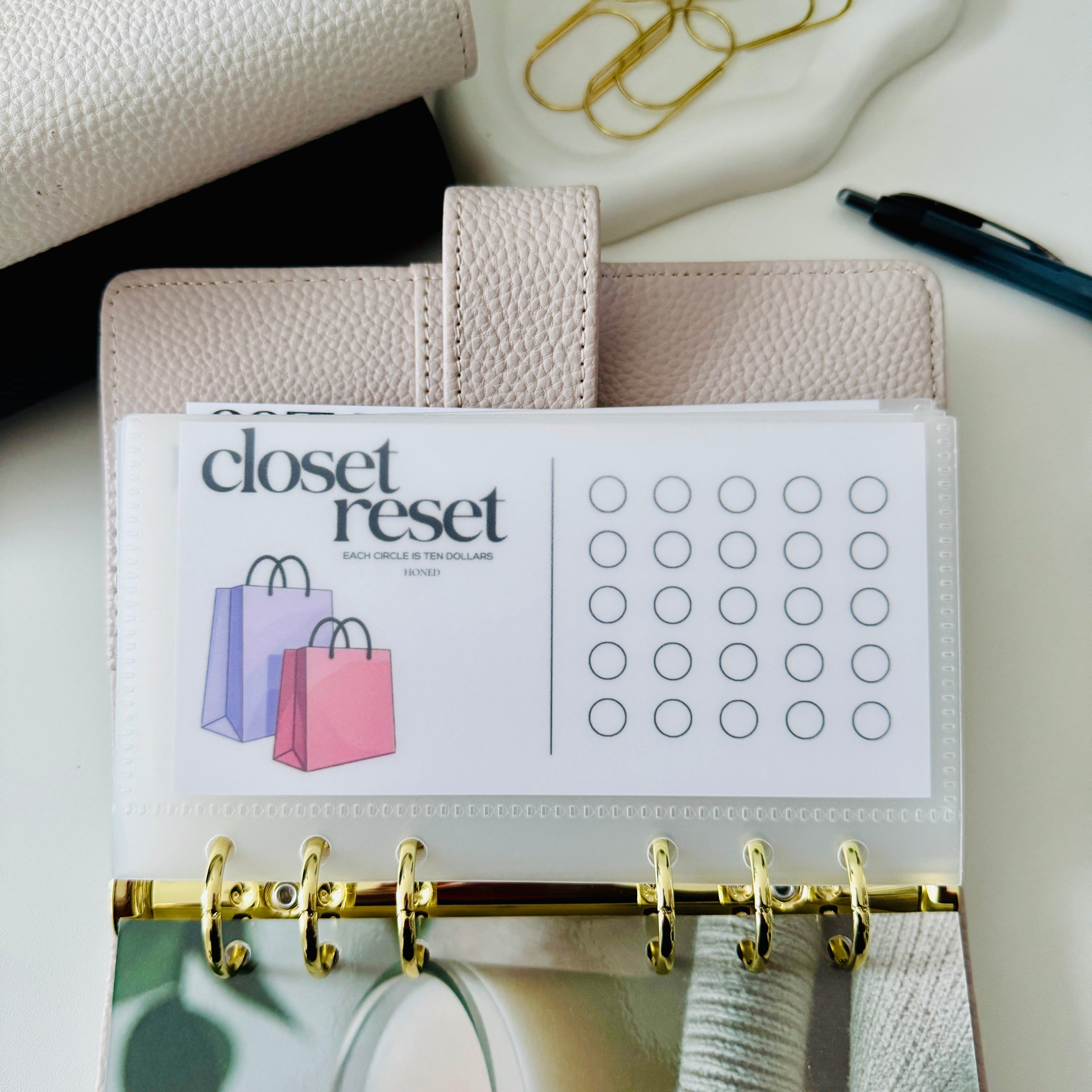 Closet Reset Savings Challenge