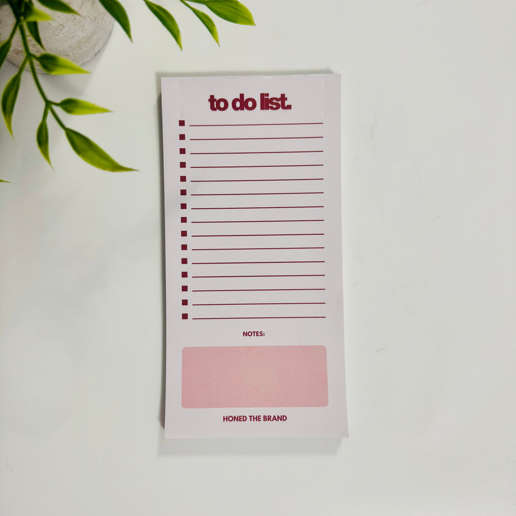 To Do List Notepad