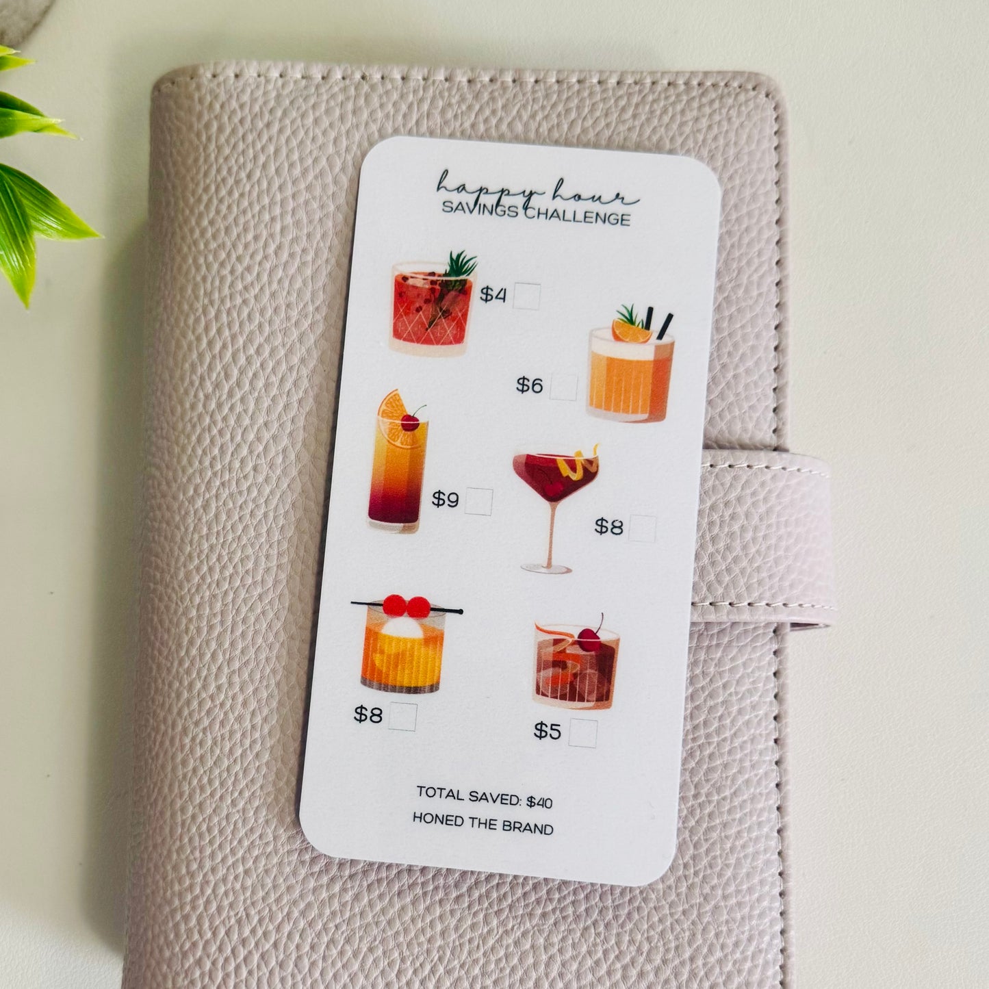 Happy Hour Mini Savings Challenge