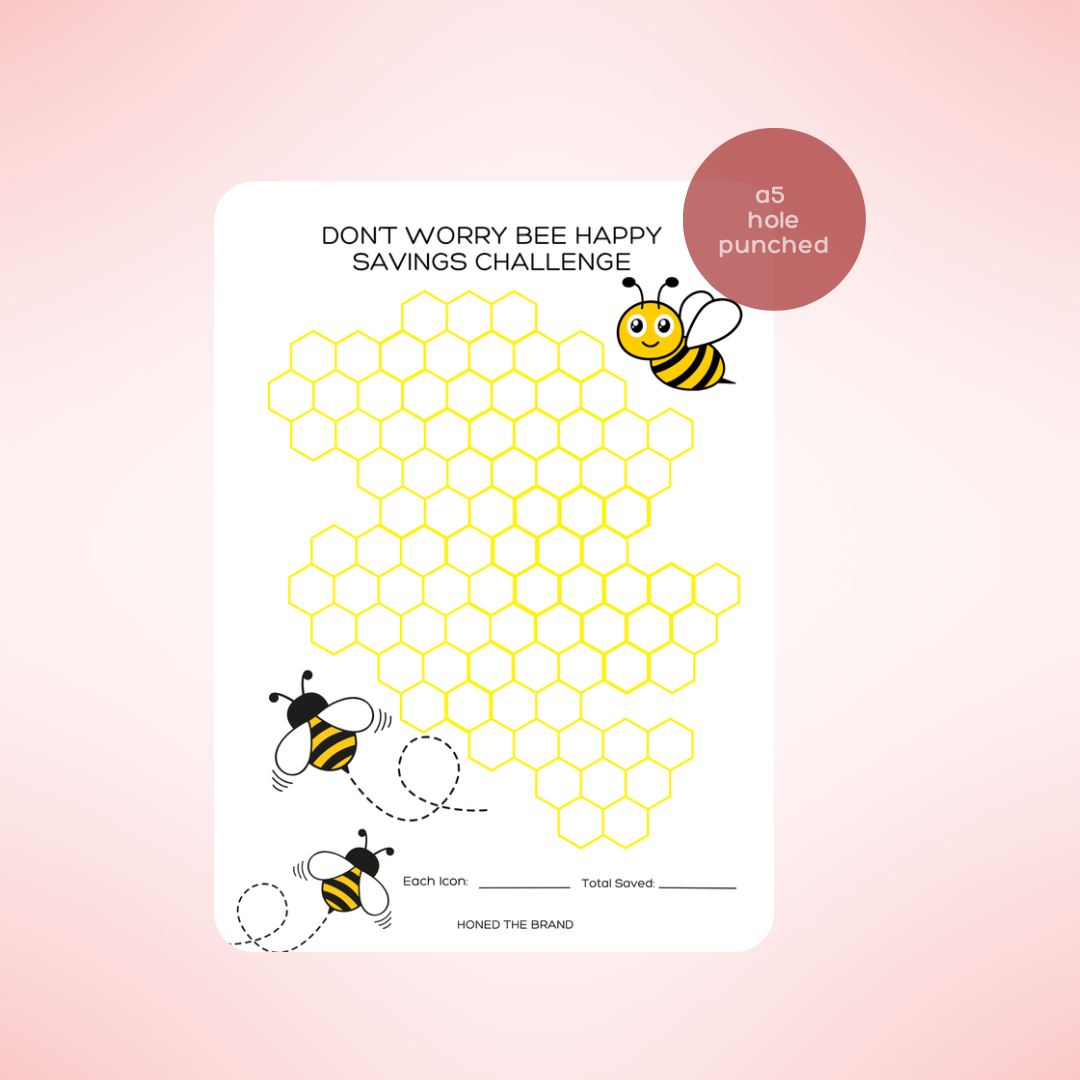Don’t Worry Bee Happy Savings Challenge