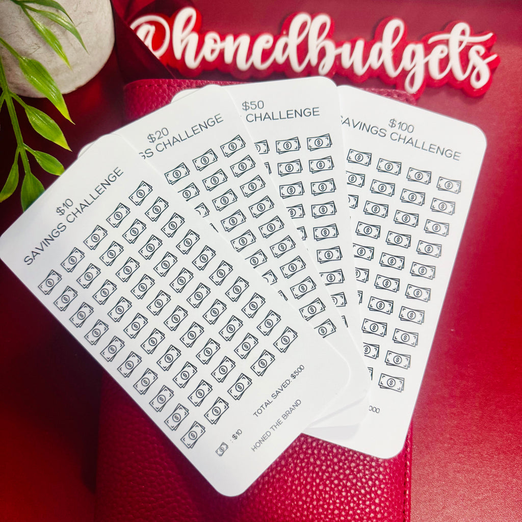 Bill Denominations Savings Challenge Bundle